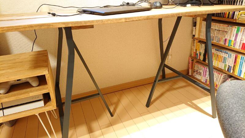 IKEA 廃盤 LERBERG （レールベリ）架台 机の脚 - テーブル
