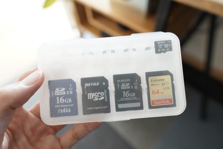 100均ダイソーの「SDカードケース」を全部買ってみます。SD・microSDの収納【3種類】 rooms19